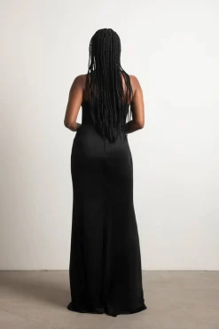 Tobi In A Dream Sweetheart High Slit Maxi Dress - Emerald