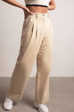 Tobi In My Eyes Wide Leg Pants - Beige