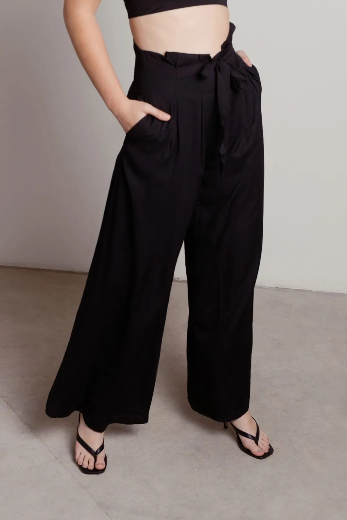 Tobi Inside Look Wide Leg Pants -