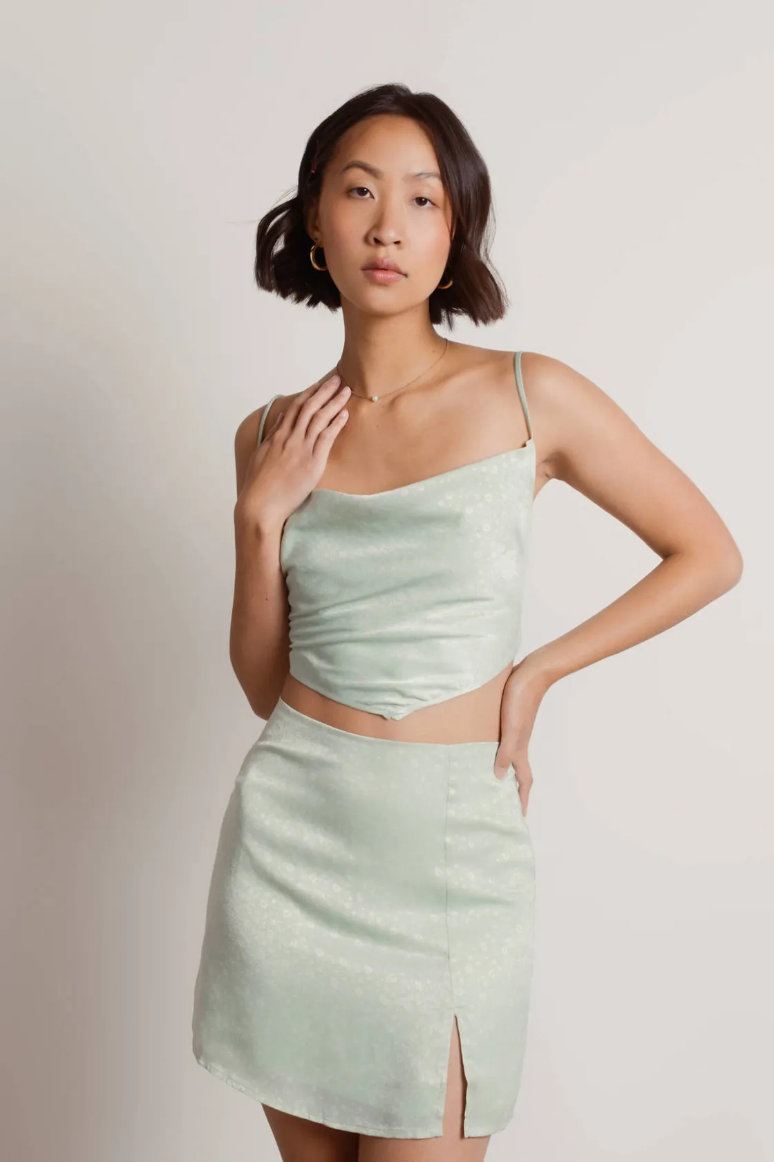 Tobi Is It Over Floral Mini Skirt -