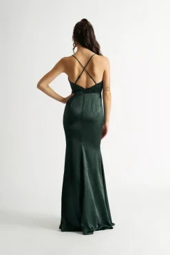 Tobi Isabella Satin Mermaid Maxi Dress -