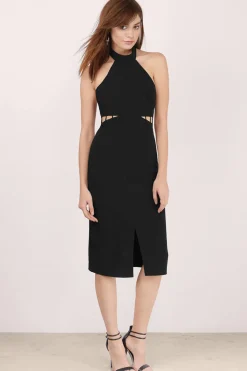 Tobi ISLA The Avenue Halter Backless Midi Dress -