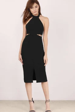Tobi ISLA The Avenue Halter Backless Midi Dress -