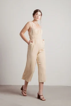 Tobi Isonoe Ruched Jumpsuit -