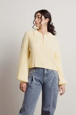 Tobi Issa Vibe Ribbed Sweatshirt -