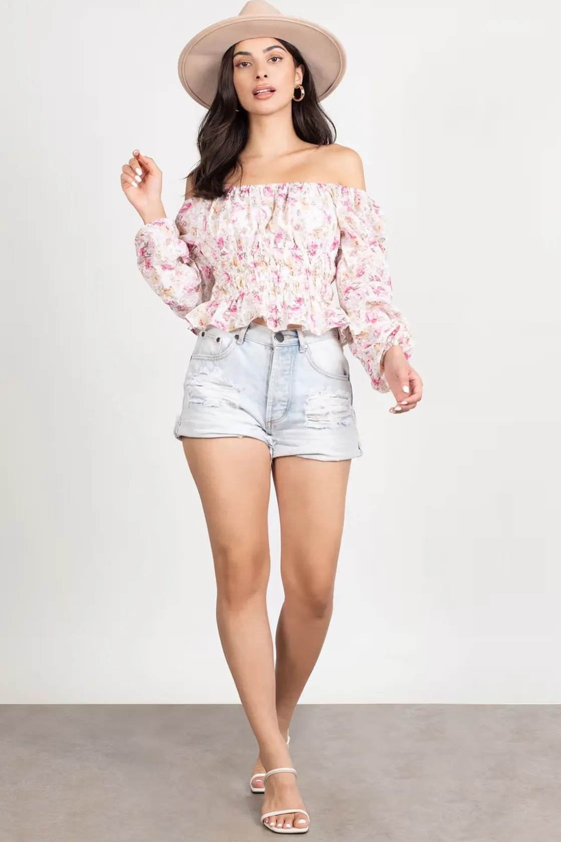 Tobi Ivie Floral Blouse -