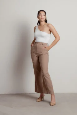 Tobi Izabella One Shoulder Bodysuit - Ivory
