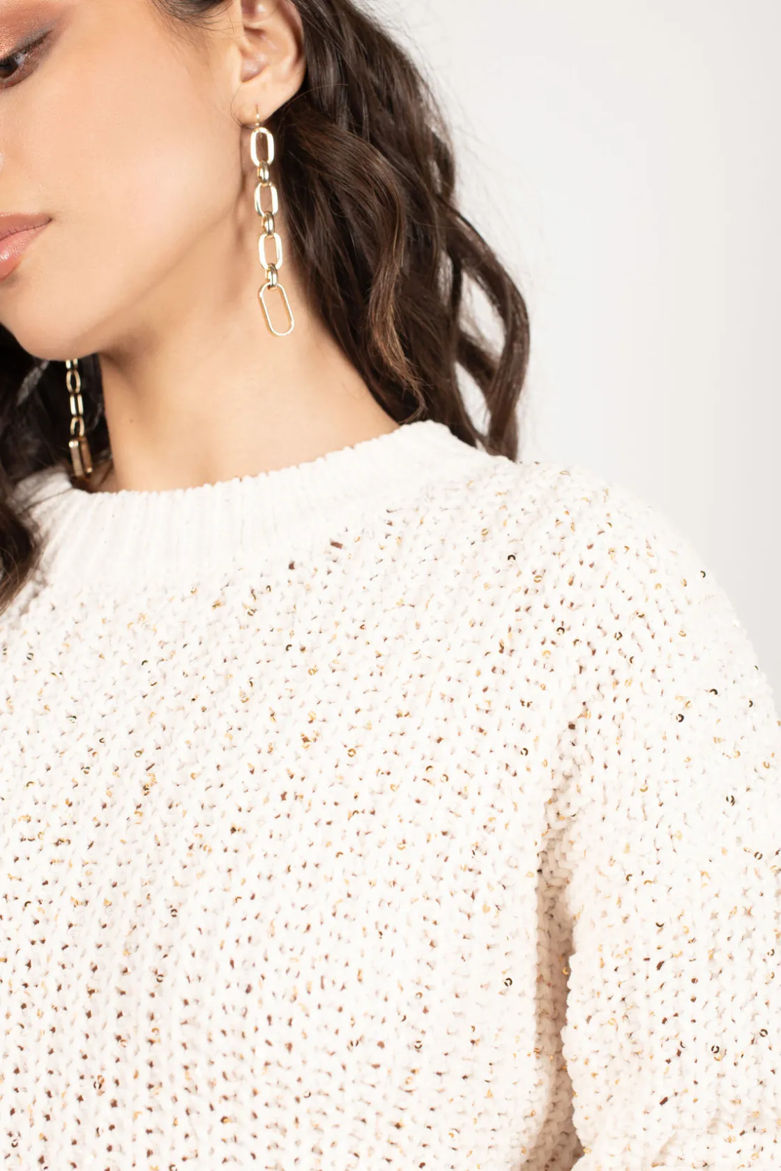 Tobi Jack Sequin Sweater -