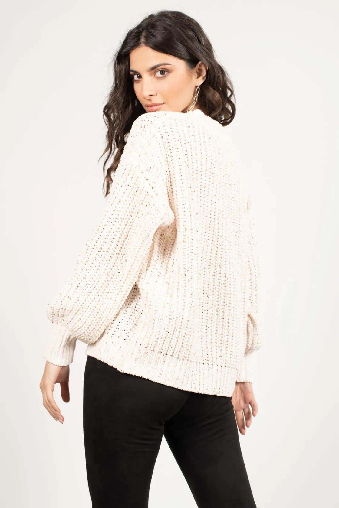 Tobi Jack Sequin Sweater -