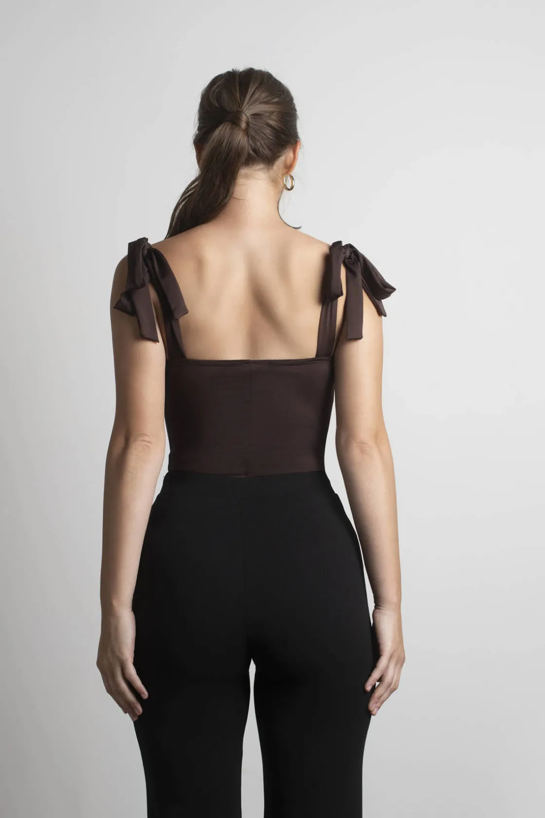 Tobi Jacques Corset Bodysuit - Brown