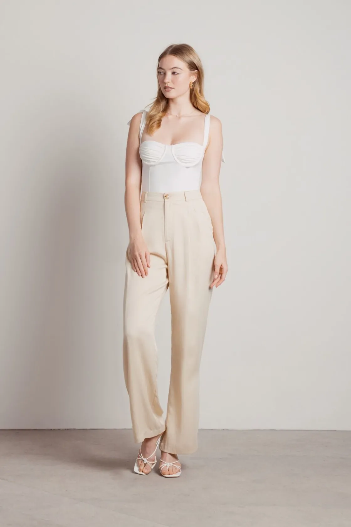 Tobi Jacques Corset Bodysuit - Brown
