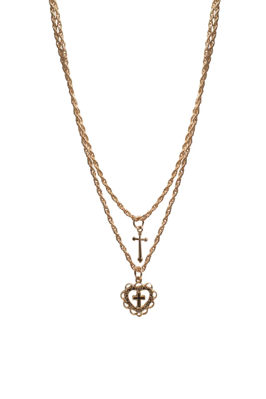 Tobi Ja'dame Rosary Layered Necklace -