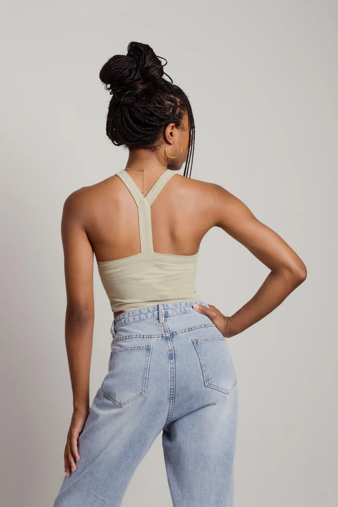 Tobi Jake Crop Top - Yellow