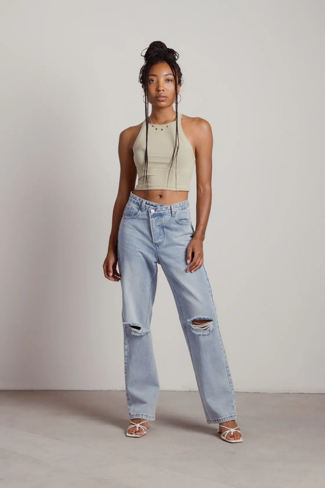 Tobi Jake Crop Top - Yellow