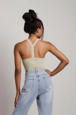 Tobi Jake Crop Top - Yellow