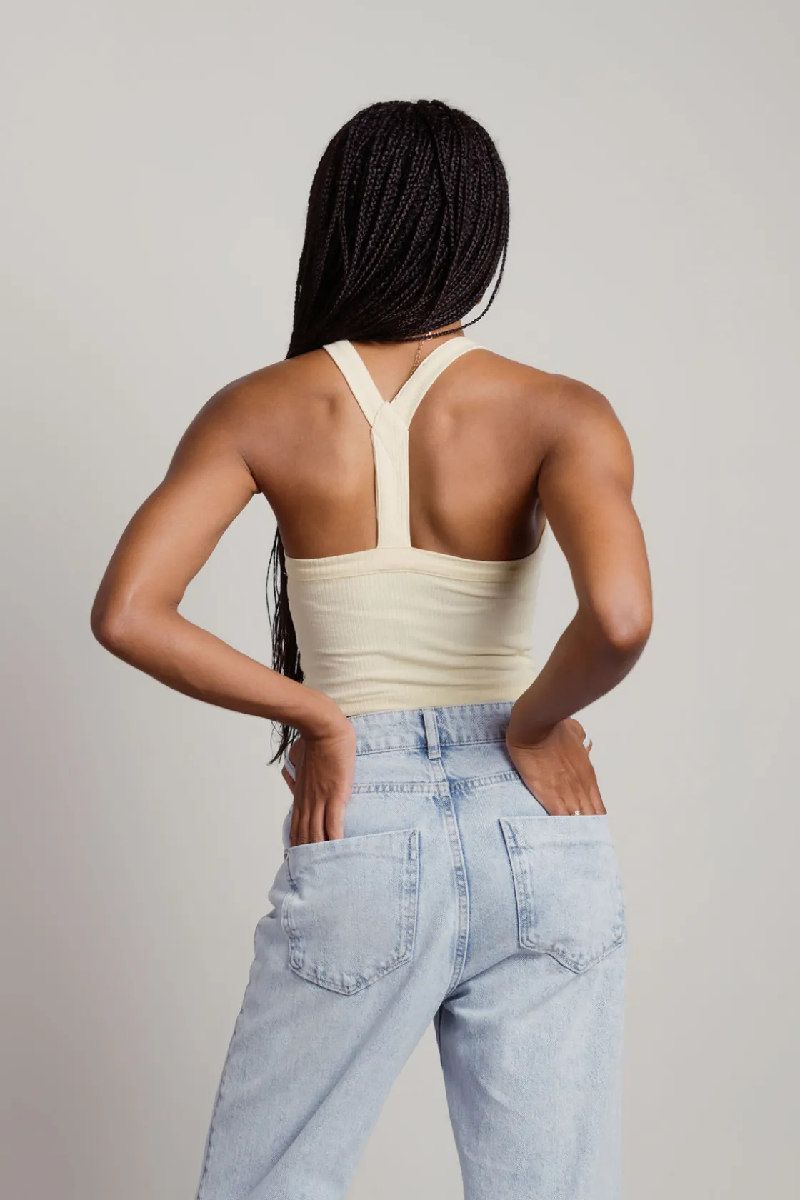 Tobi Jake Crop Top - Yellow