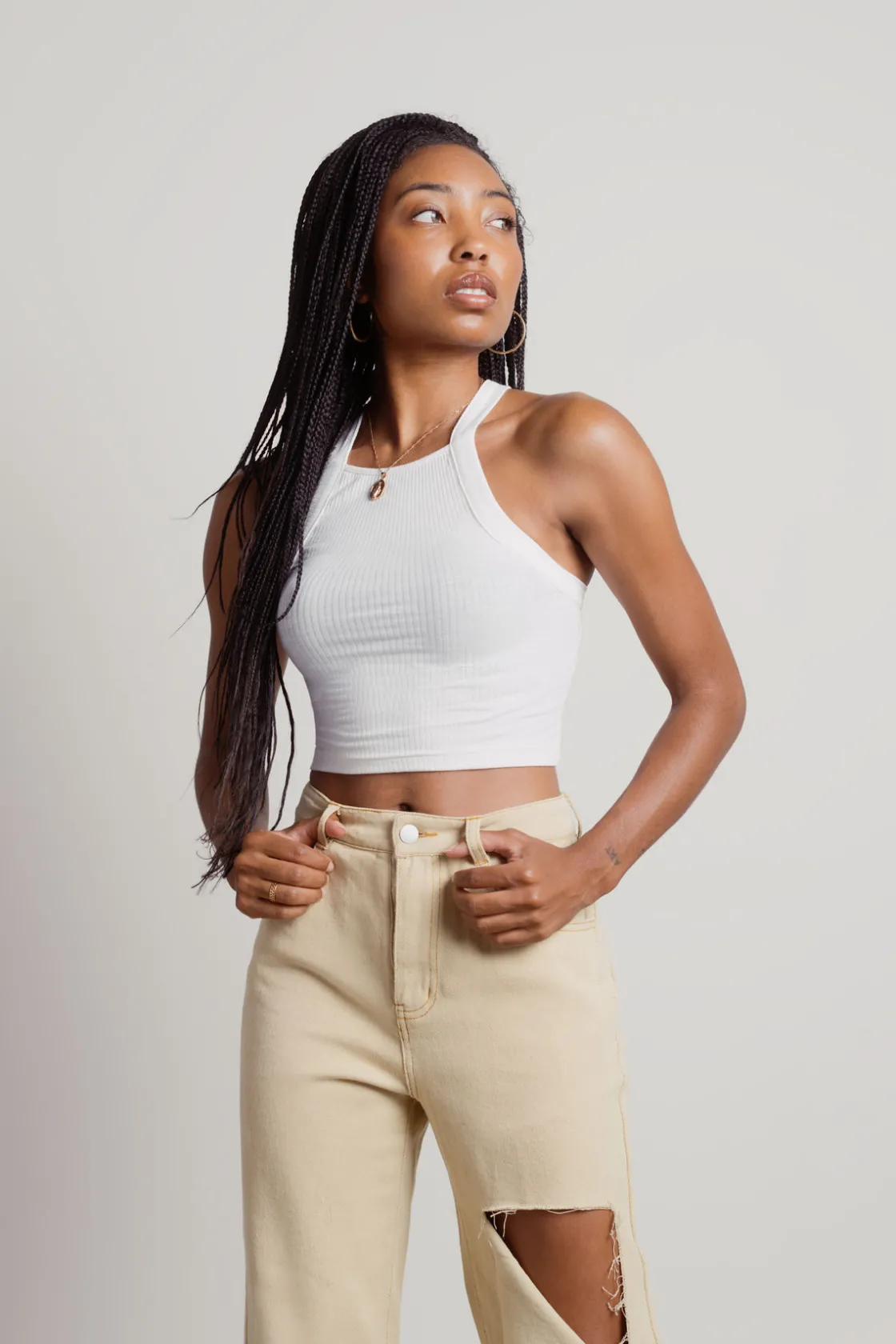 Tobi Jake Crop Top - Yellow