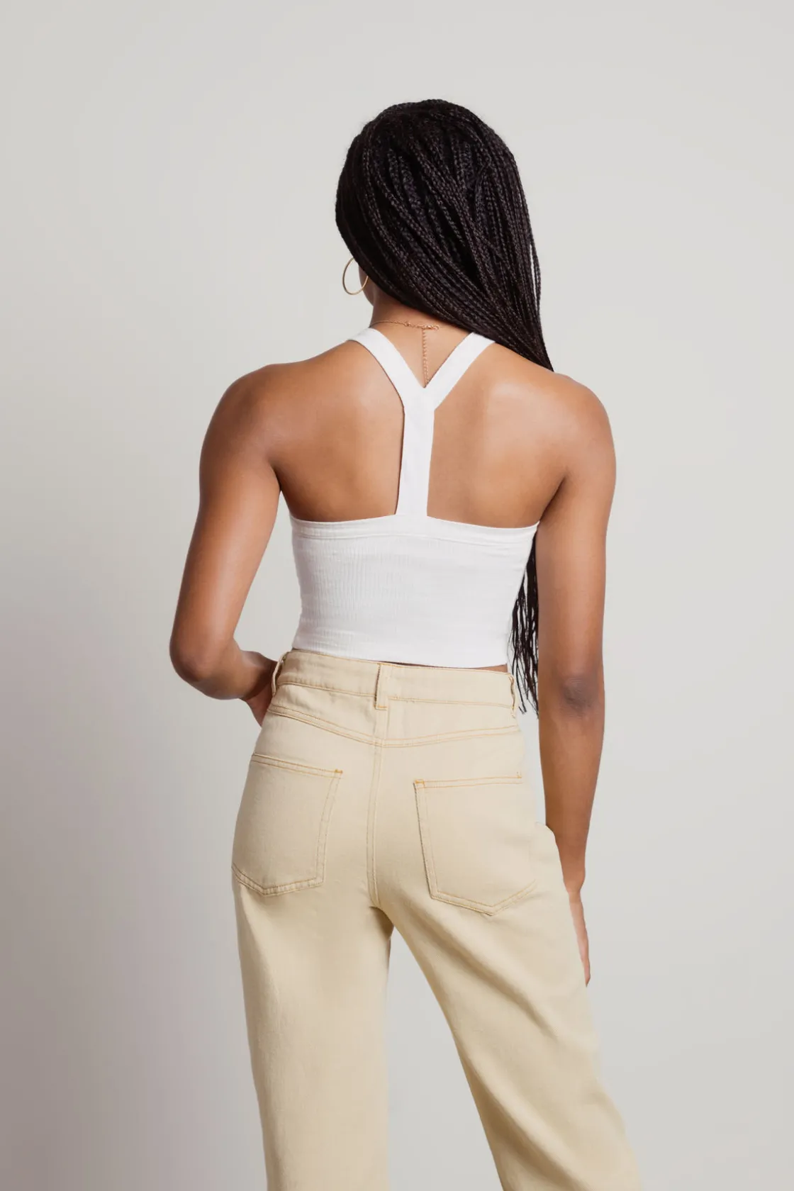 Tobi Jake Crop Top - Yellow