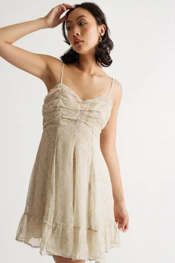 Tobi Jannette Floral Skater Mini Dress -