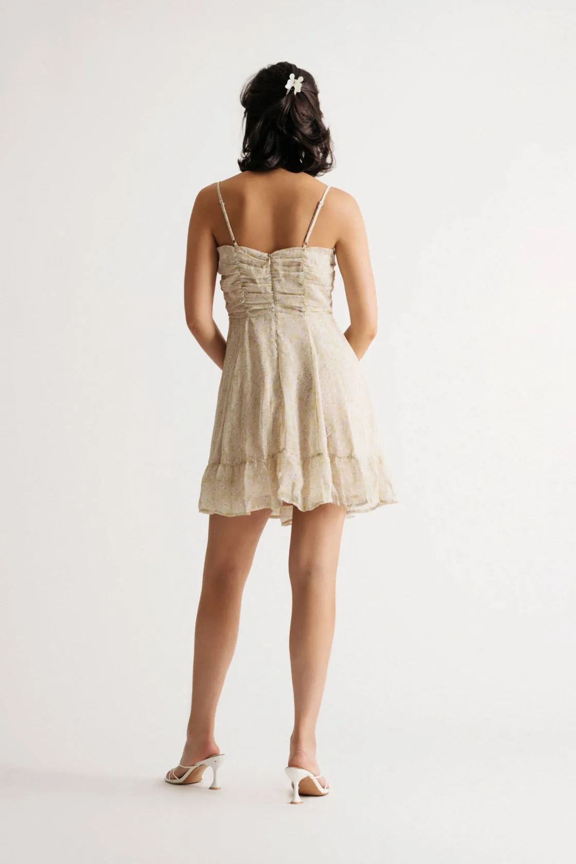 Tobi Jannette Floral Skater Mini Dress -