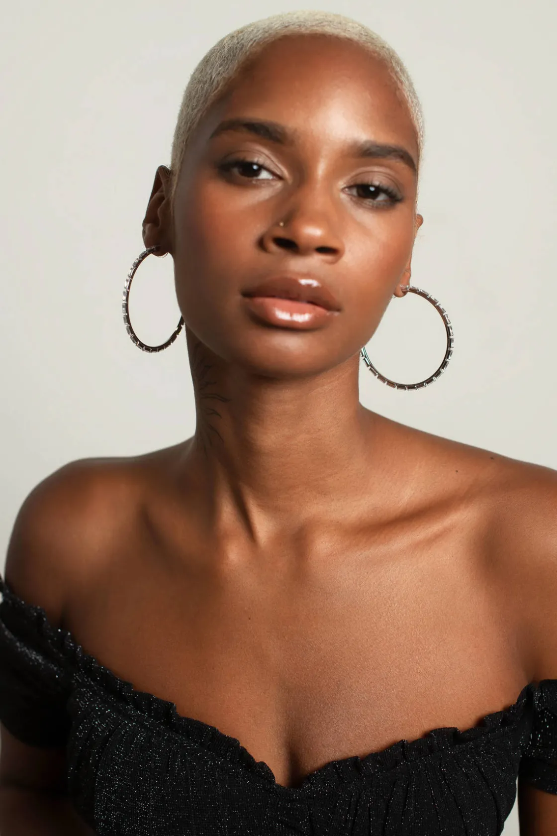 Tobi Jaw Dropper Rhinestones Hook Earrings -