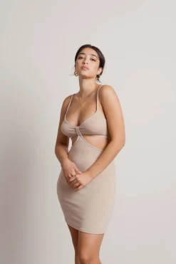 Tobi Jayde Cutout Bodycon Mini Dress - Black