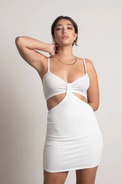 Tobi Jayde Cutout Bodycon Mini Dress - Black