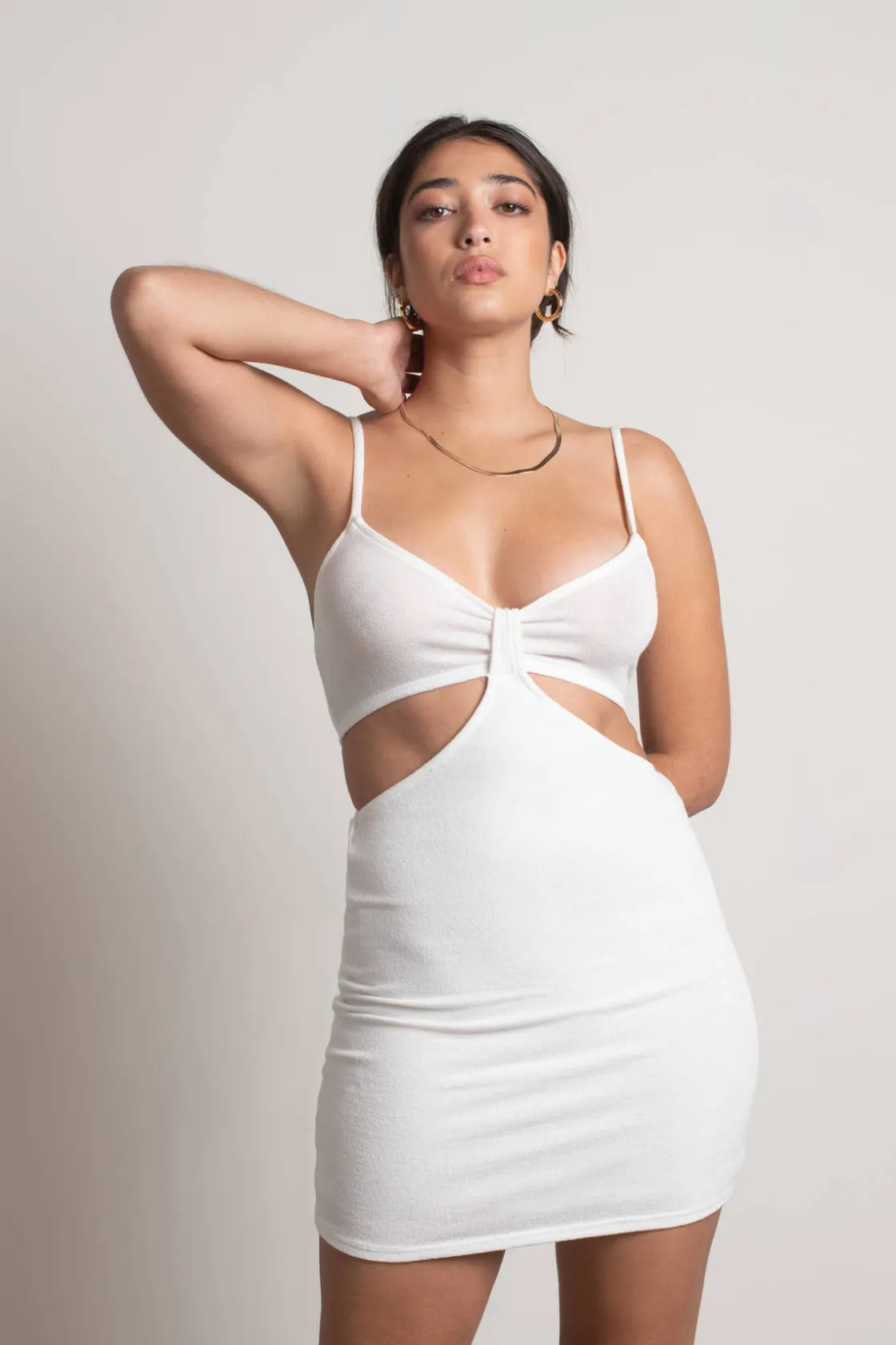 Tobi Jayde Cutout Bodycon Mini Dress - Black