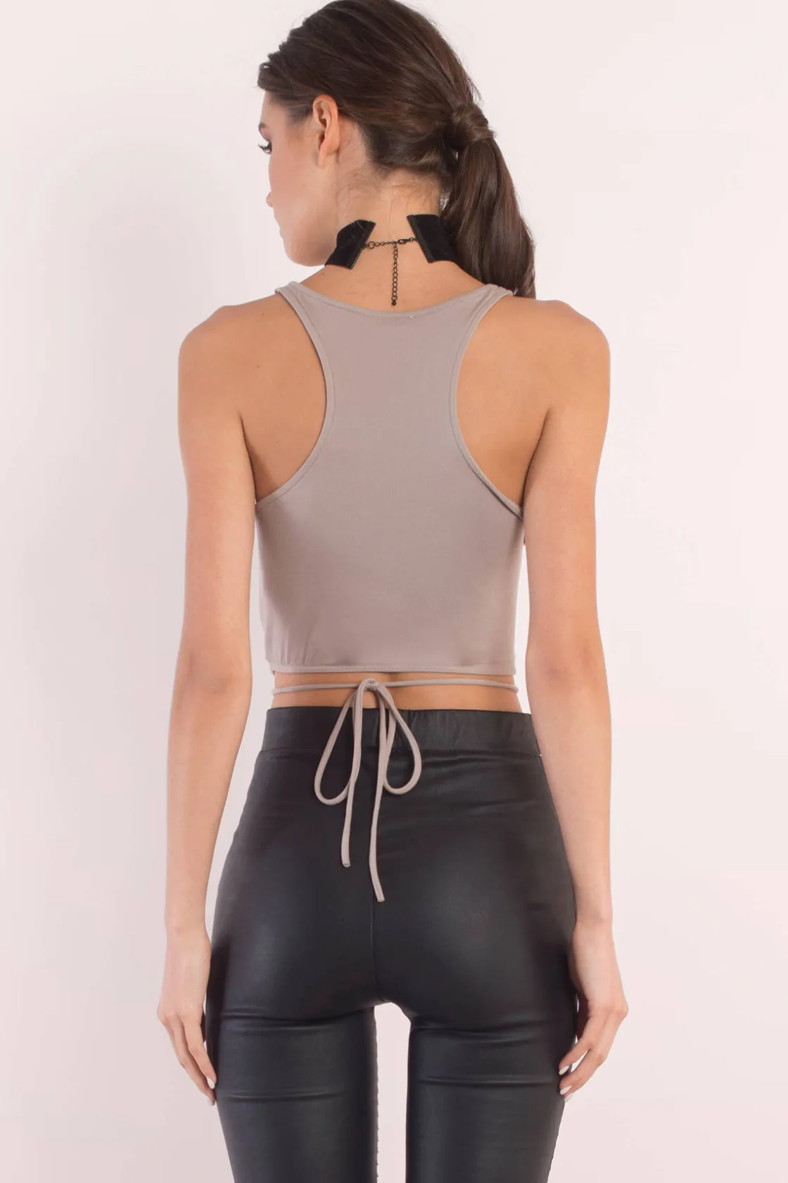 Tobi Jennifer Crop Top - White