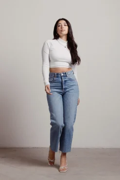 Tobi Jessie Crop Top - White