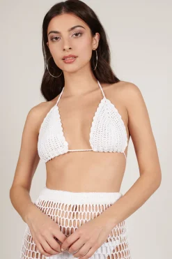 Tobi Jezabel Crochet Crop Top And Midi Skirt Set -