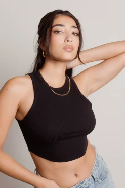 Tobi Joah Crop Top - Ivory
