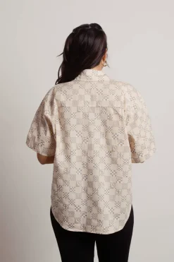 Tobi Joline Checkered Top -
