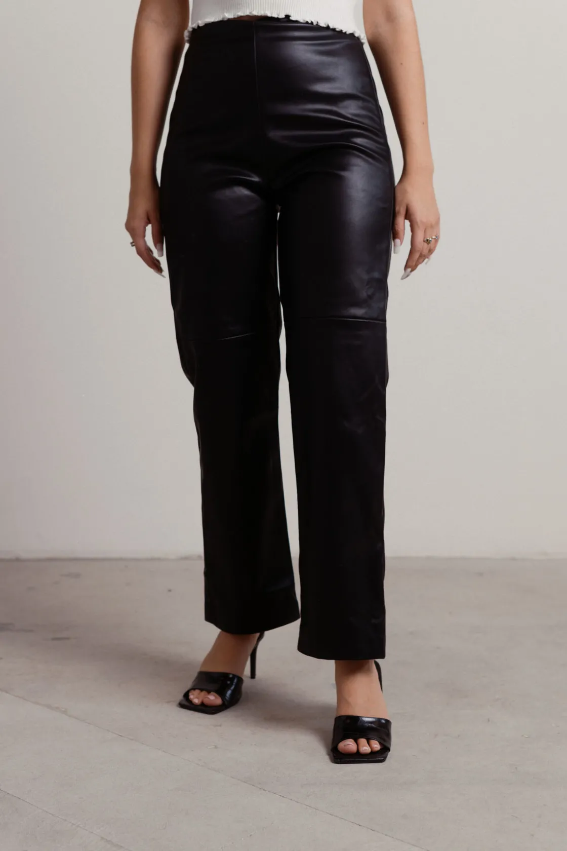 Tobi Josyphine Pleather Pants -