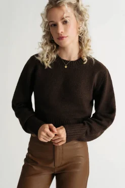 Tobi Julian Ribbed Hem Sweater -