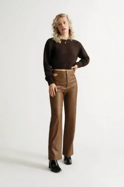 Tobi Julian Ribbed Hem Sweater -