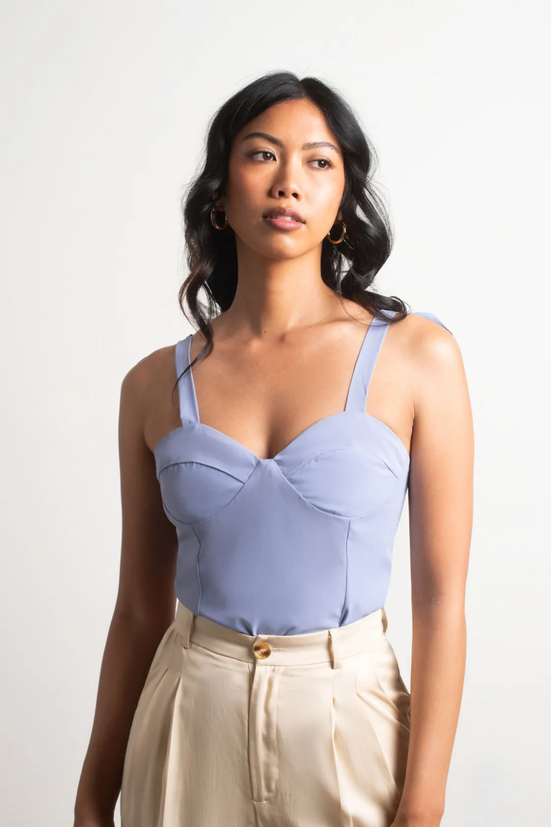 Tobi Junie Bustier Top - Ivory