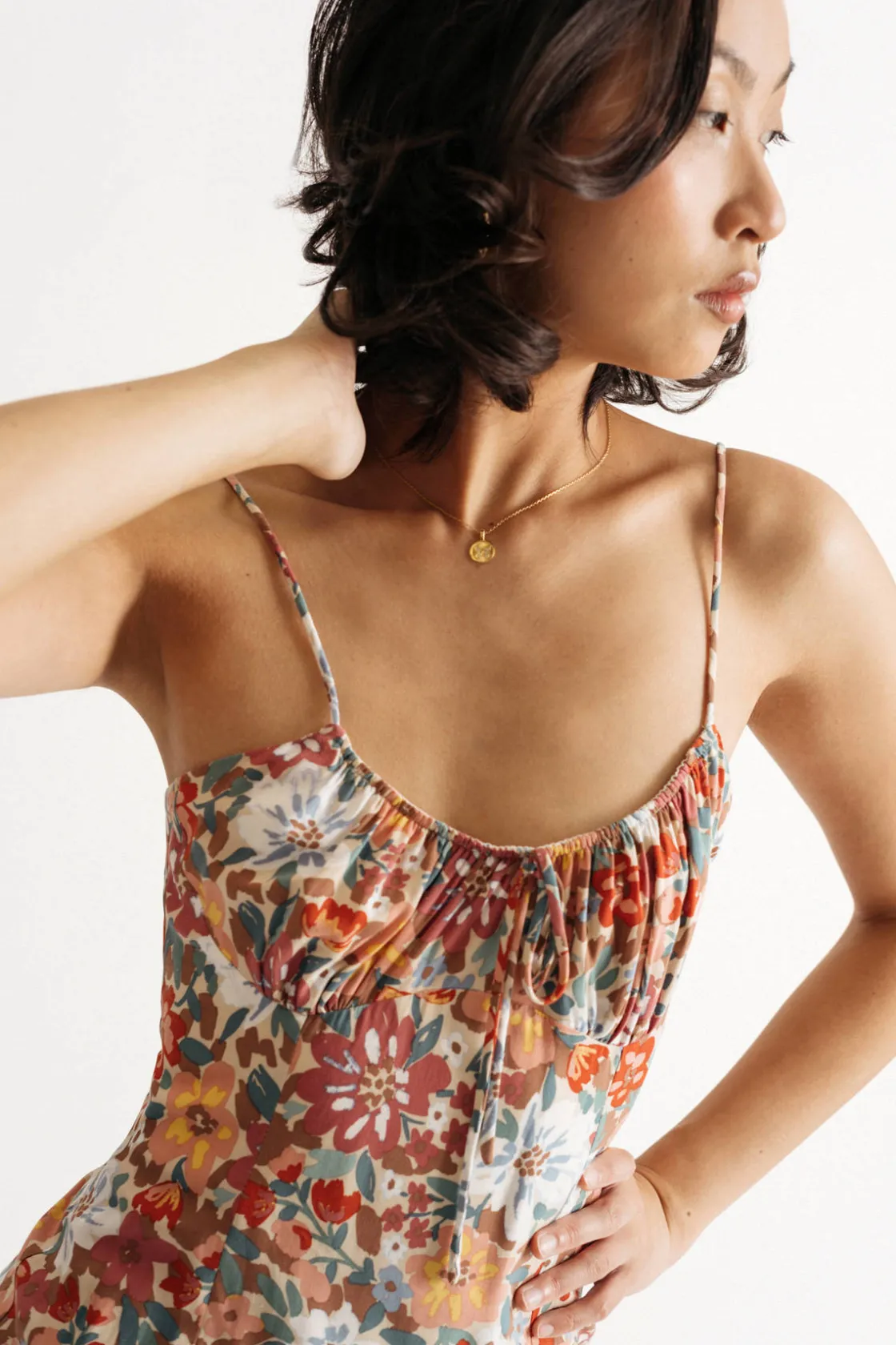 Tobi Just Like You To Floral Slit Maxi Dress -