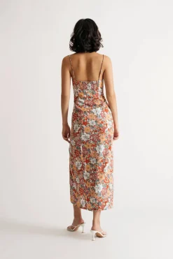 Tobi Just Like You To Floral Slit Maxi Dress -