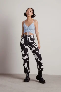 Tobi Just Relaxed Crop Top - Cream