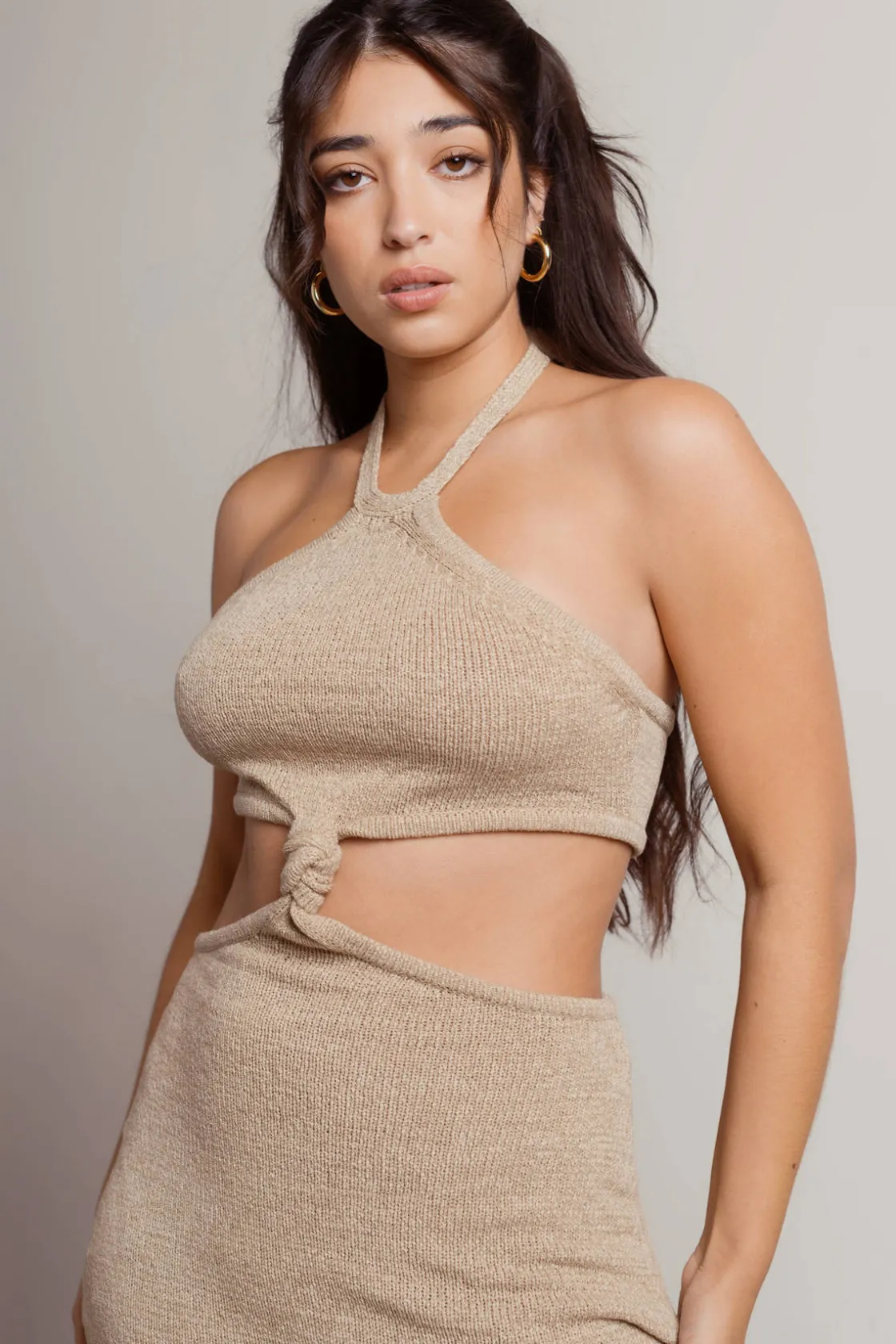 Tobi Just The Thing Cutout Bodycon Mini Dress - White