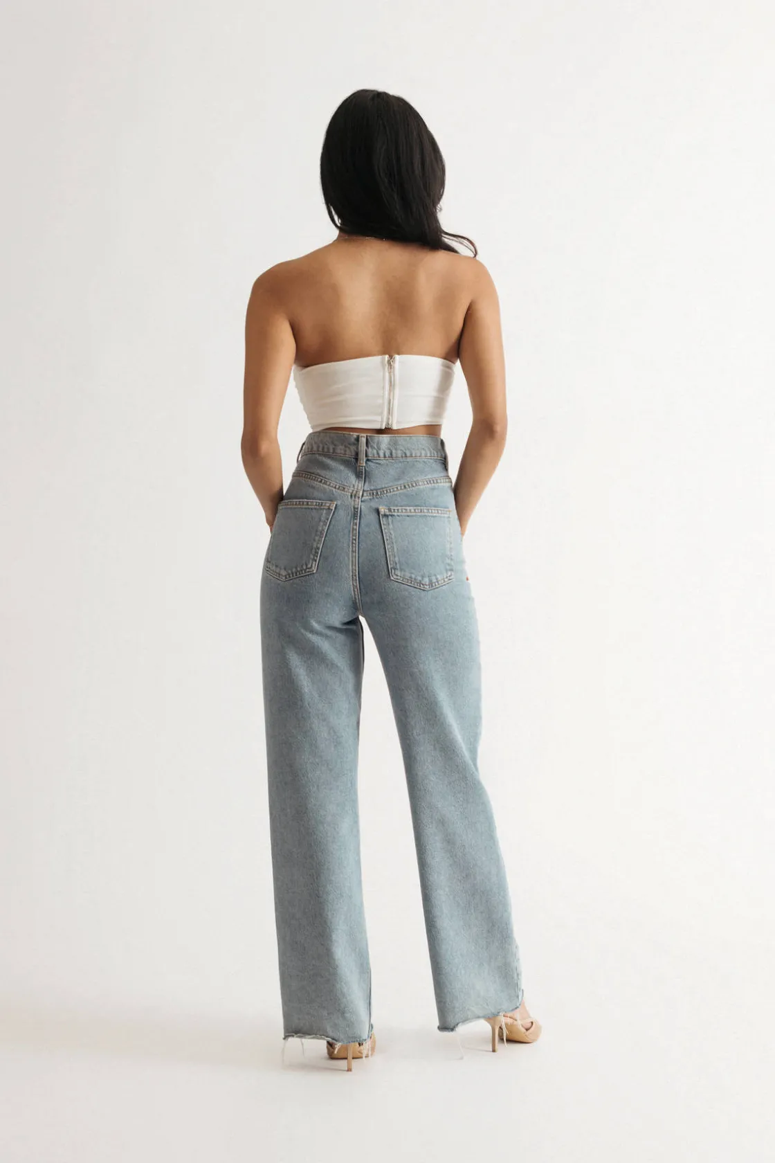 Tobi Just Thinking Of You Bustier Crop Top