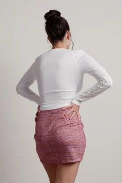 Tobi Just You And Me Plaid Mini Skirt -
