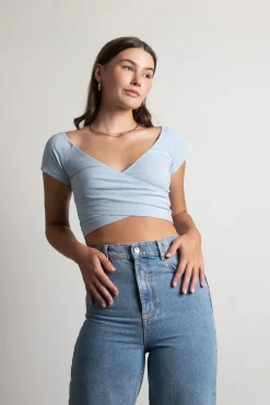 Tobi Kacie Crop Top - Taupe