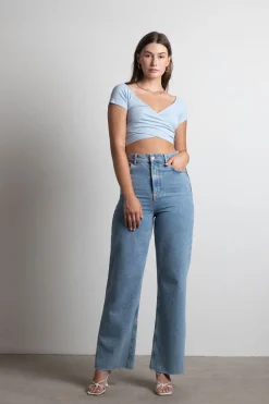 Tobi Kacie Crop Top - Taupe
