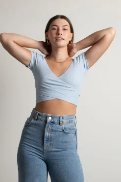 Tobi Kacie Crop Top - Taupe