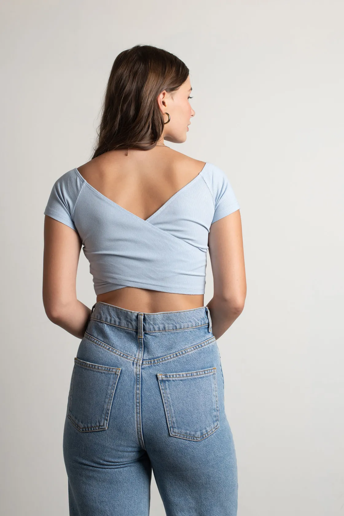 Tobi Kacie Crop Top - Taupe