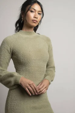 Tobi Kamila Fuzzy Sweater Mini Dress -