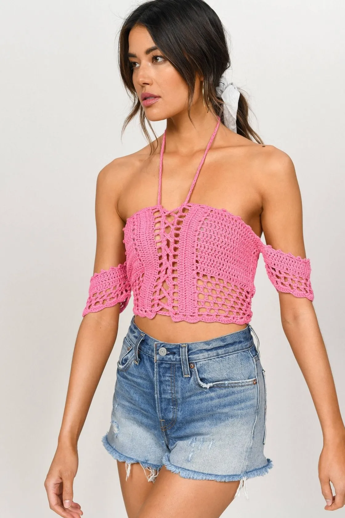 Tobi Kassidy Crop Top - Pink