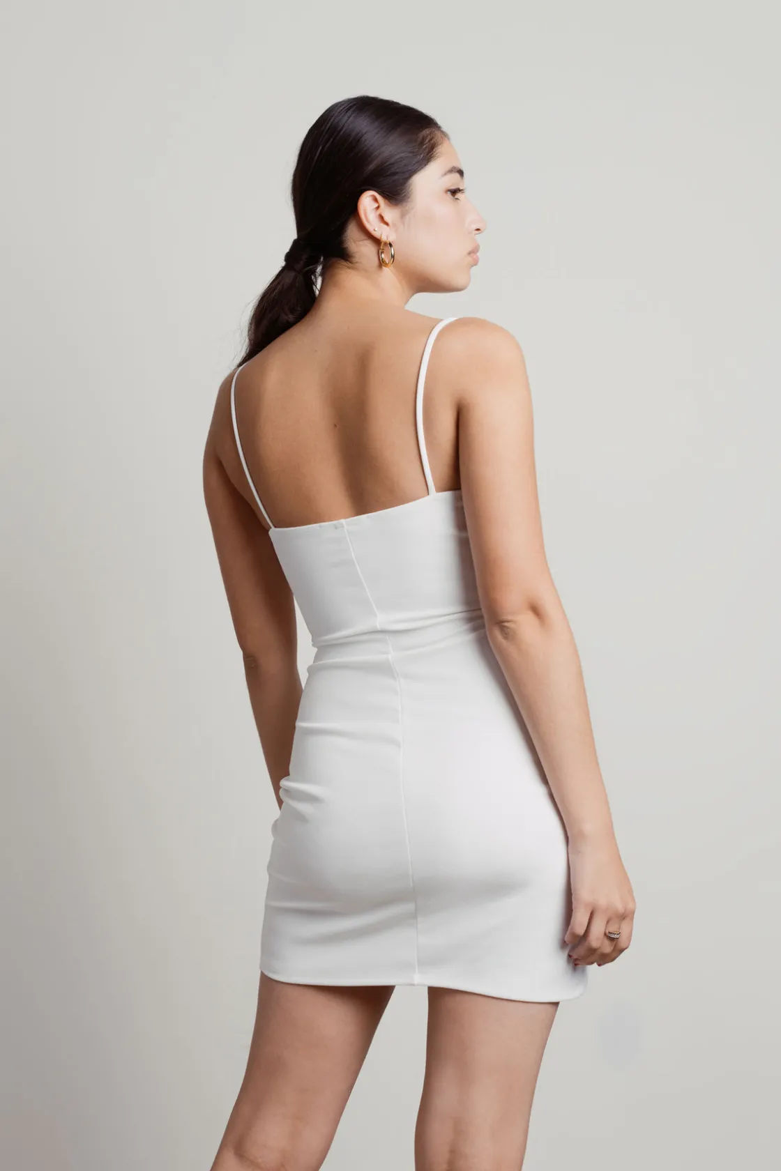 Tobi Katy Cutout Surplice Mini Dress -